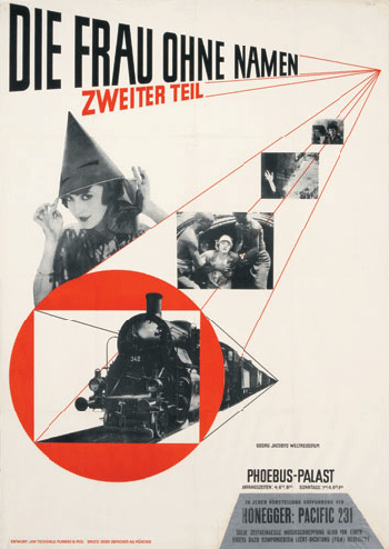 Jan Tschichold. Die Frau ohne Namen. 1927. Offset lithograph, 48.75" x 34" (123.8 x 86.4 cm). The Museum of Modern Art. Peter Stone Poster Fund.